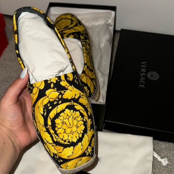 Men’s Versace Espadrilles Shoes size 43.5 and 44 - Picture 2 of 5